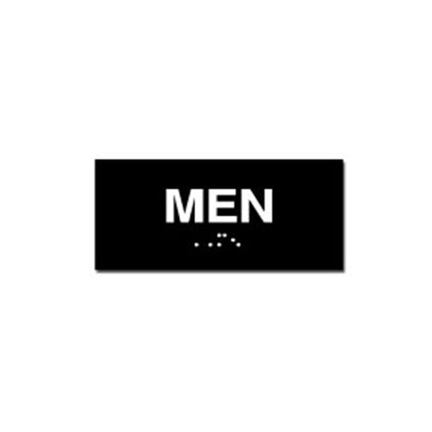 Men ADA Restroom Plaque