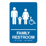 Family Accessible ADA Restroom Sign