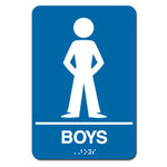 Boys ADA Restroom Sign