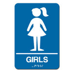 Girls ADA Restroom Sign