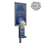 Deluxe Hand Sanitizer Stand Kit Custom Full-Color Imprint