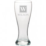 Engraved 20oz Beer Glass Roman Style