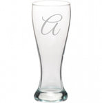 Engraved 20oz Beer Glass Script Style