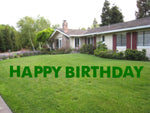 Individual Cut Letters for Yard - Happy Birthday