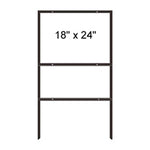 Real Estate Black Iron Frame with 24in x 18in Insert